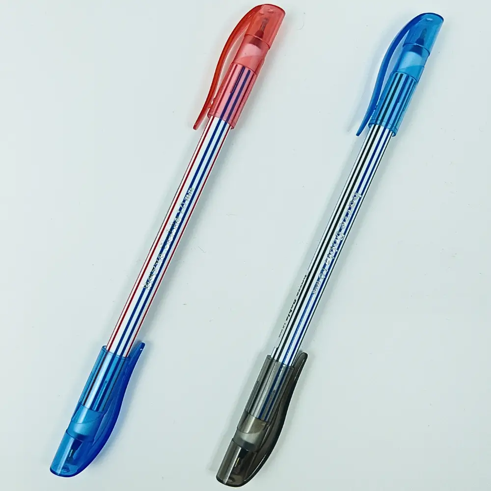 Caneta Esferográfica Doble Bazze Azul/Vermelha ou Azul/Preta 1.0mm
