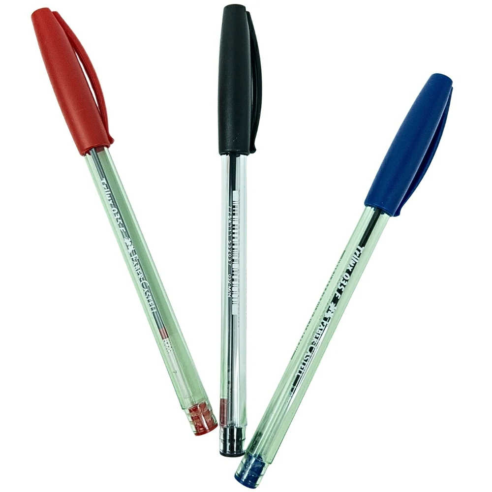 Caneta Esf. Faber-Castell Trilux 035 0.8mm & 032 1.0mm Triangular