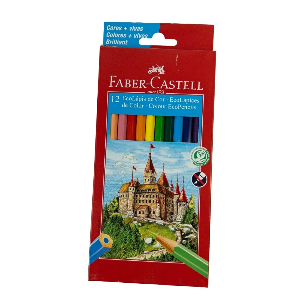 Lápis de Cor Faber-Castell 12 Cores
