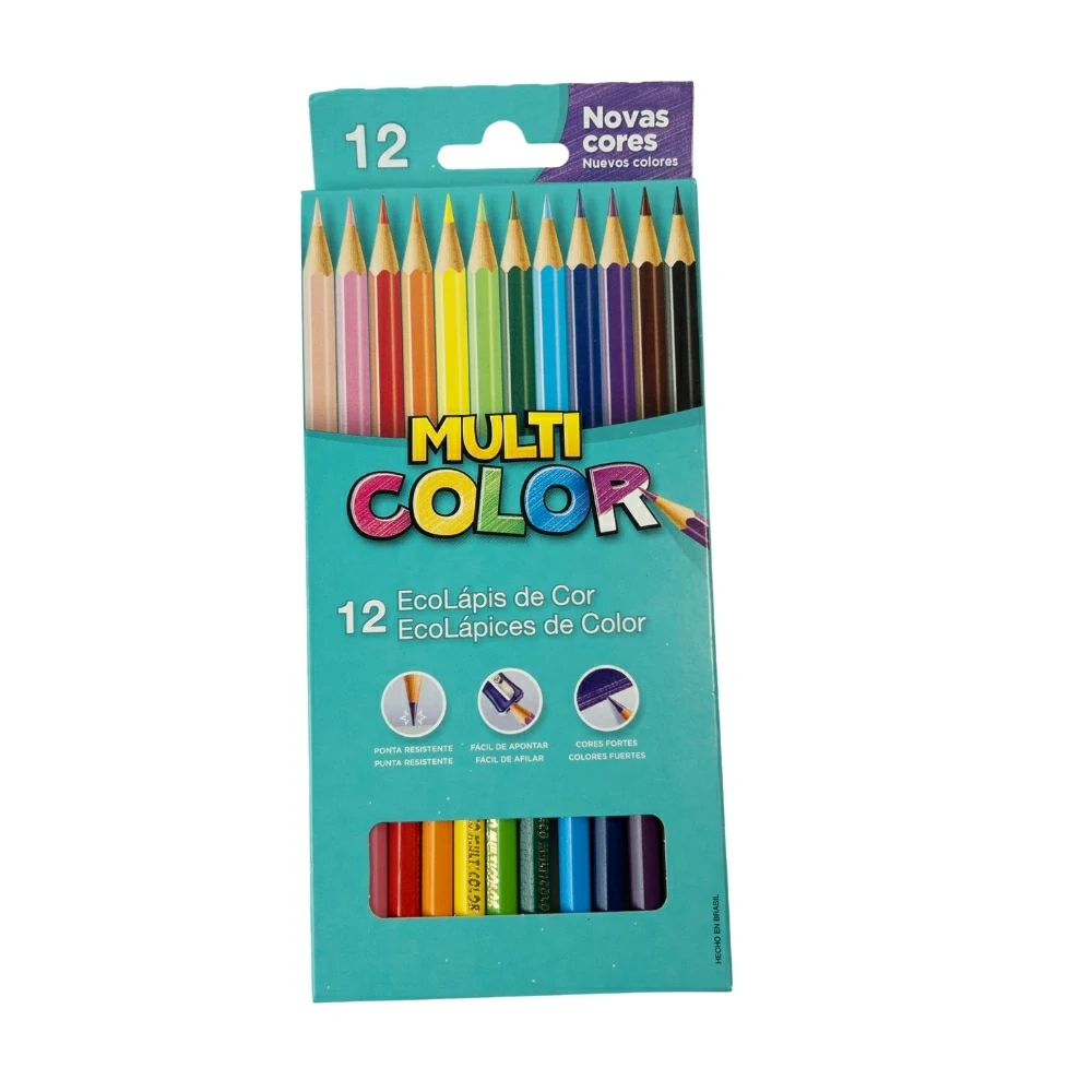 Lápis de Cor MULTICOLOR 12 Cores