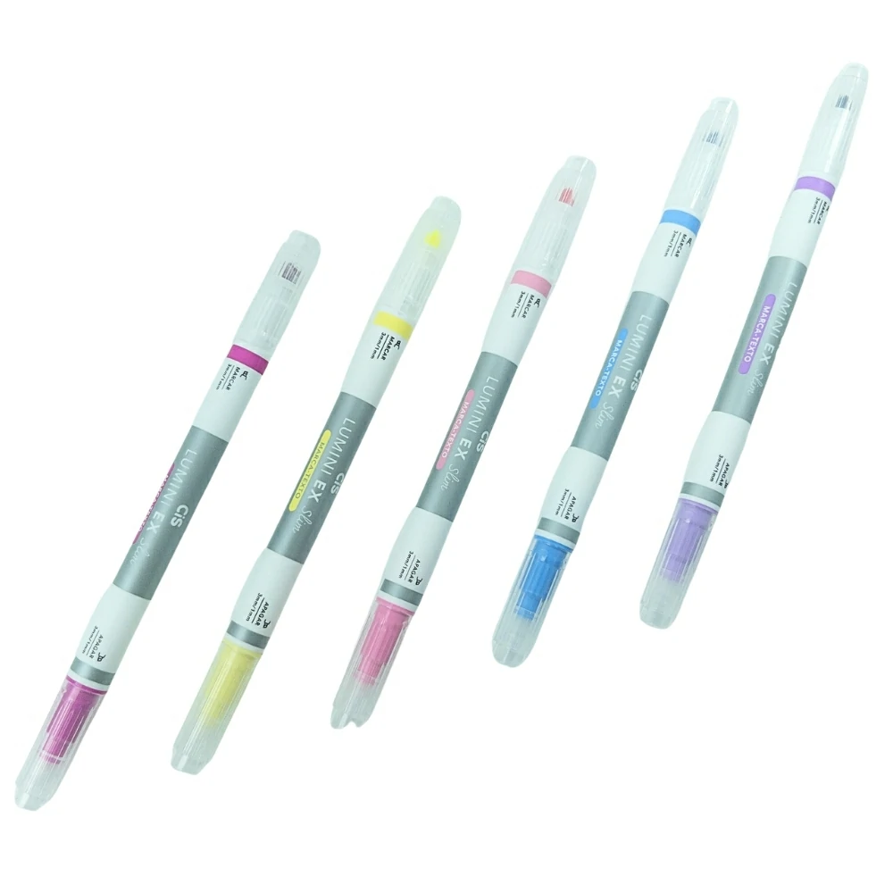 Marca Texto Lumini EX Slim 2 pontas Marca e Apaga CiS