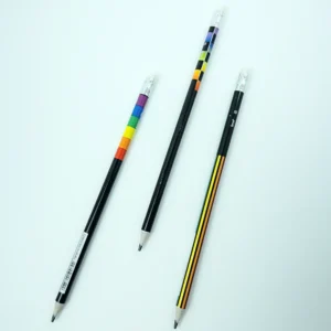 Lápis Preto HB Rainbow Arco-íris C/ Borracha BRW Modelo Sortido